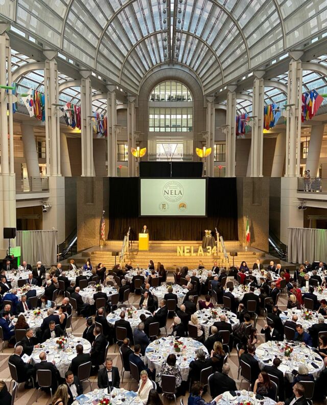 Full-house at the Ronald Reagan Building and International Trade Center as we kick off the Sons of Italy Foundation (SIF) 34th NELA Gala! Tonight we will acknowledge outstanding Italian-American leaders in public service, arts, business as well as award talented students with the SIF scholarships. Stay tuned!
#NELA #Leadership #Education #ItalianAmerican #italy